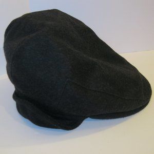 Mayser Black Wool Blend Cap - Size 58cm
